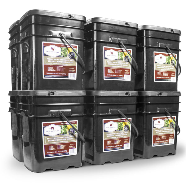 1440 Serving Freeze Dried Vegetable and Gourmet Flavored Sauces