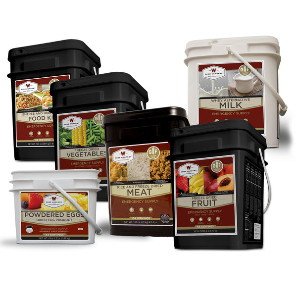 Gluten Free Deluxe Kit – 3 Month Supply for 1 Person - 3 GF 84 Serving, 2 Milk , 2 GF Fruit, 2 GF Veggie, 2 GF Protein & 2 Egg