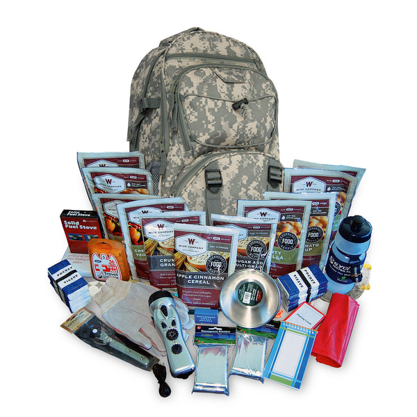 2 Week Essential Survival Backpack 16 lbs 20x10x10 (CAMO)