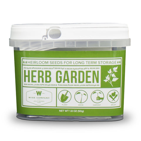 Herb Garden Heirloom Seed Bucket