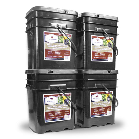 480 Serving Meat Package Includes: 8 Freeze Dried Meat Buckets