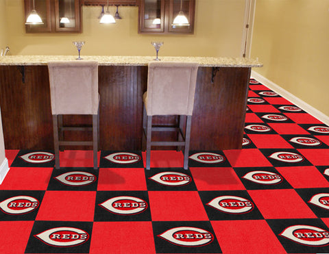 MLB - Cincinnati Reds Carpet Tile