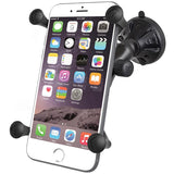 RAM Composite Twist Lock Suction Cup Mount with Universal X-Grip® Large Phone Holder