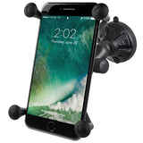 RAM Composite Twist Lock Suction Cup Mount with Universal X-Grip® Large Phone Holder